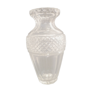 Vase en cristal taillé - saint