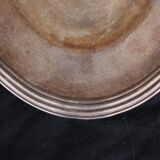 Plat ovale en métal argenté