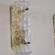 Pair of crystal and brass wall sconces by Carl Fagerlund