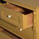 Large antique mustard-colored chest of drawers (circa 1920)