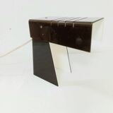Table lamp plastic 70s brown