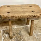 Tabouret de traite brutaliste