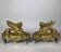 Pair of Andirons with Sphinxes from the Directoire Period, 18th Century, Attributed