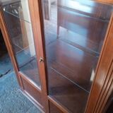 Vitrine empire 2 porte bois ep 1940/50