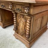 Renaissance style flat desk 1900
