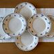 6 antique flat plates in Sarreguemines earthenware