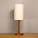 Scandinavian Modern Large Table or Floor Lamp solid Teak for Dyrlund, 1970s