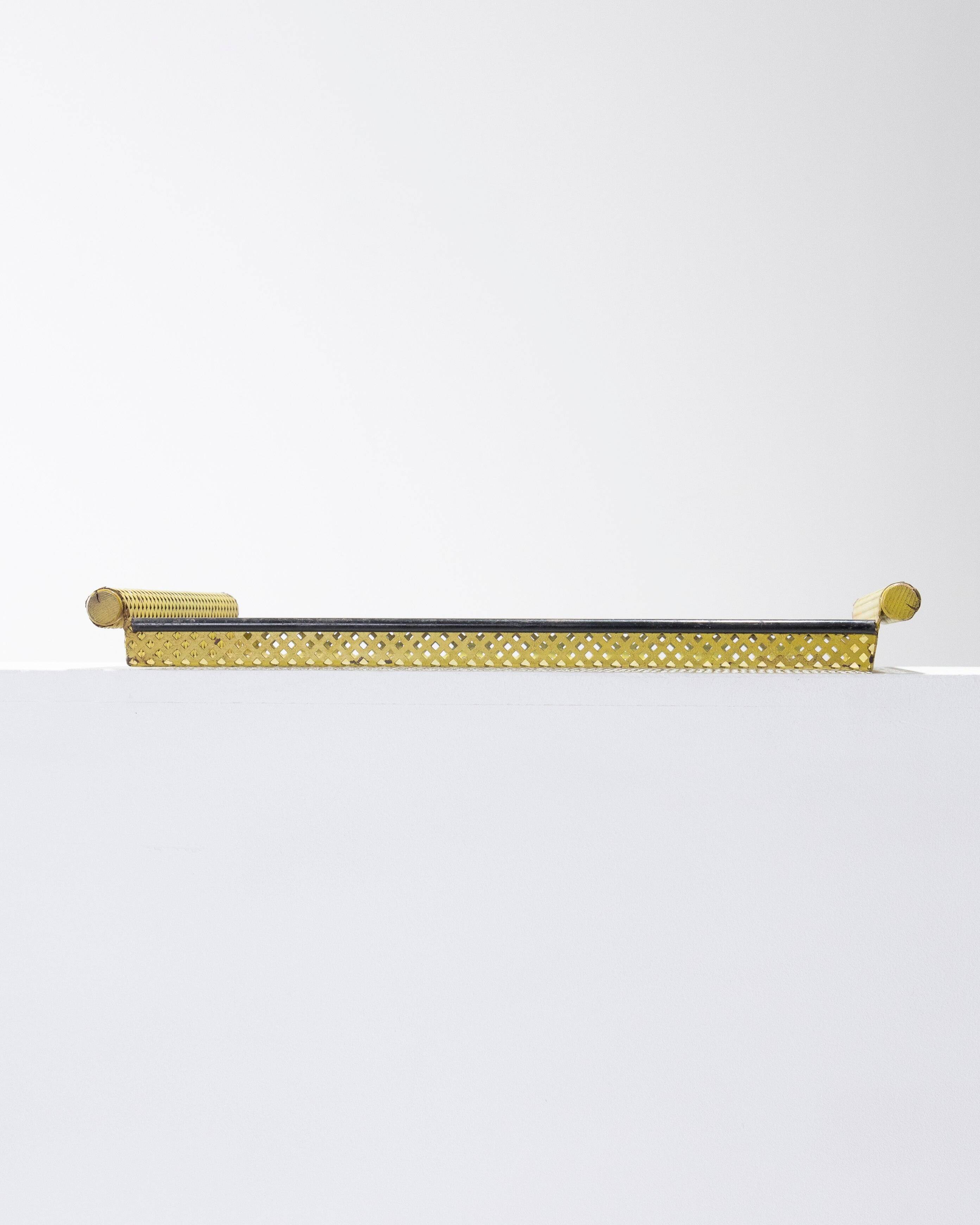 PERFORATED SHEET METAL TRAY, MATHIEU MATEGOT, 1950s