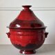 Enamelled covered pot