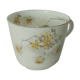 Cup with a mustache in fine porcelain fine 19 eme
