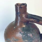 Small terracotta pitcher with handle