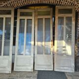 Glazed fir separation doors