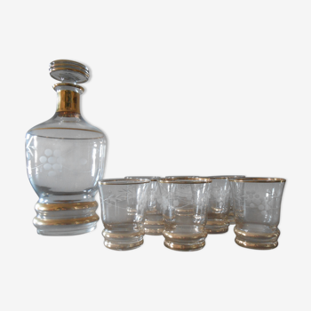 Carafe et ses 8 verres