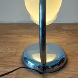 Art Deco chrome ball lamp.