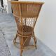 1950 vintage rattan cocktail bar