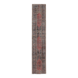 Vintage Turkish Oushak Rug Handwoven 68x361 cm