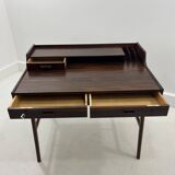 Bureau danois modèle 56 en palissandre par Arne Wahl Iversen pour Vinde Mobelfabrik