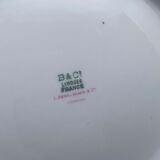Plat ovale en porcelaine Limoges collab Bernardaud