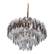 J.T Kalmar chandelier, cut glass, 3 levels, Austria 1970