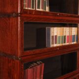 Globe Wernicke Bookcase in Oak, 5 Sections with a Projection