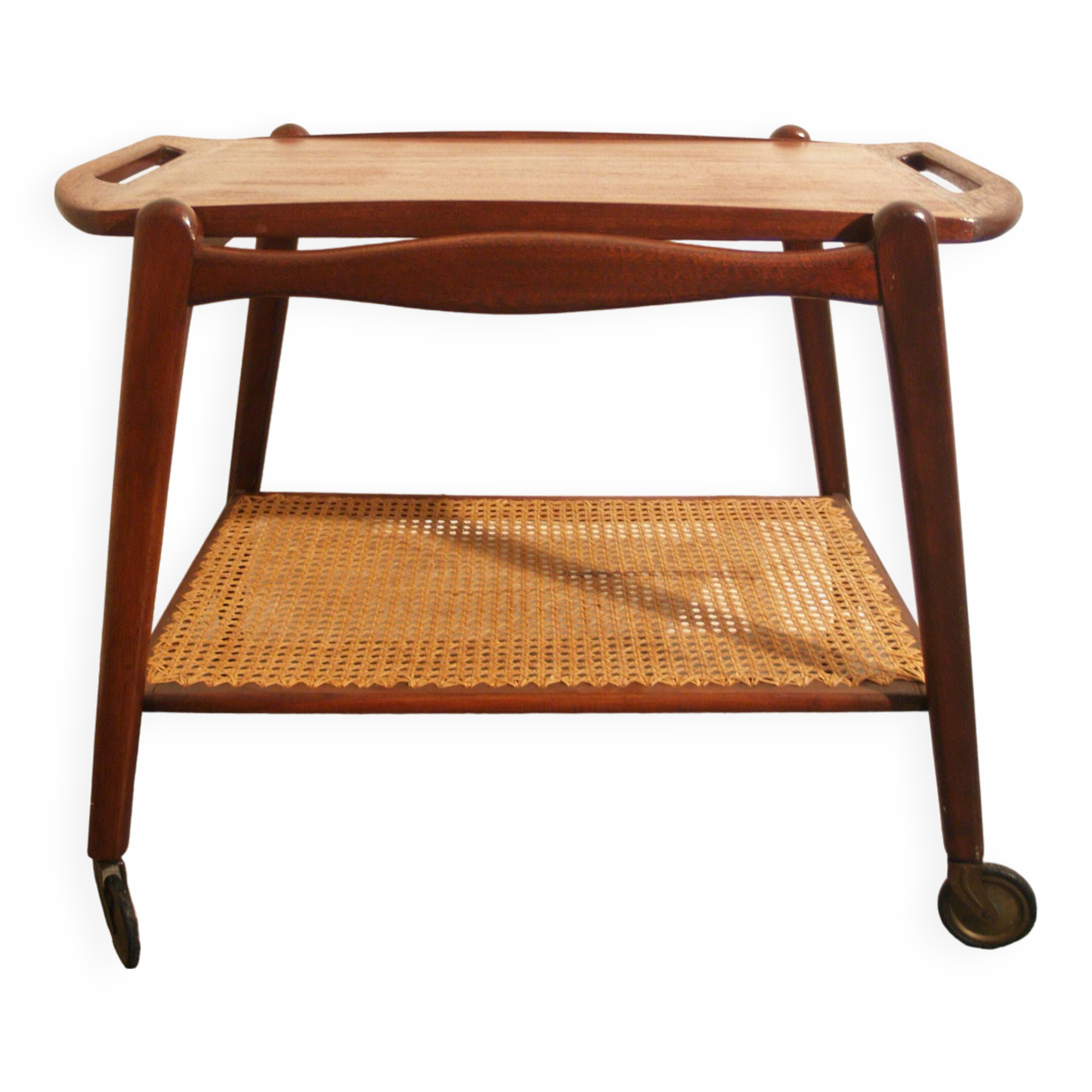 1950s Danish trolley serving cart
