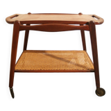 1950s Danish trolley serving cart