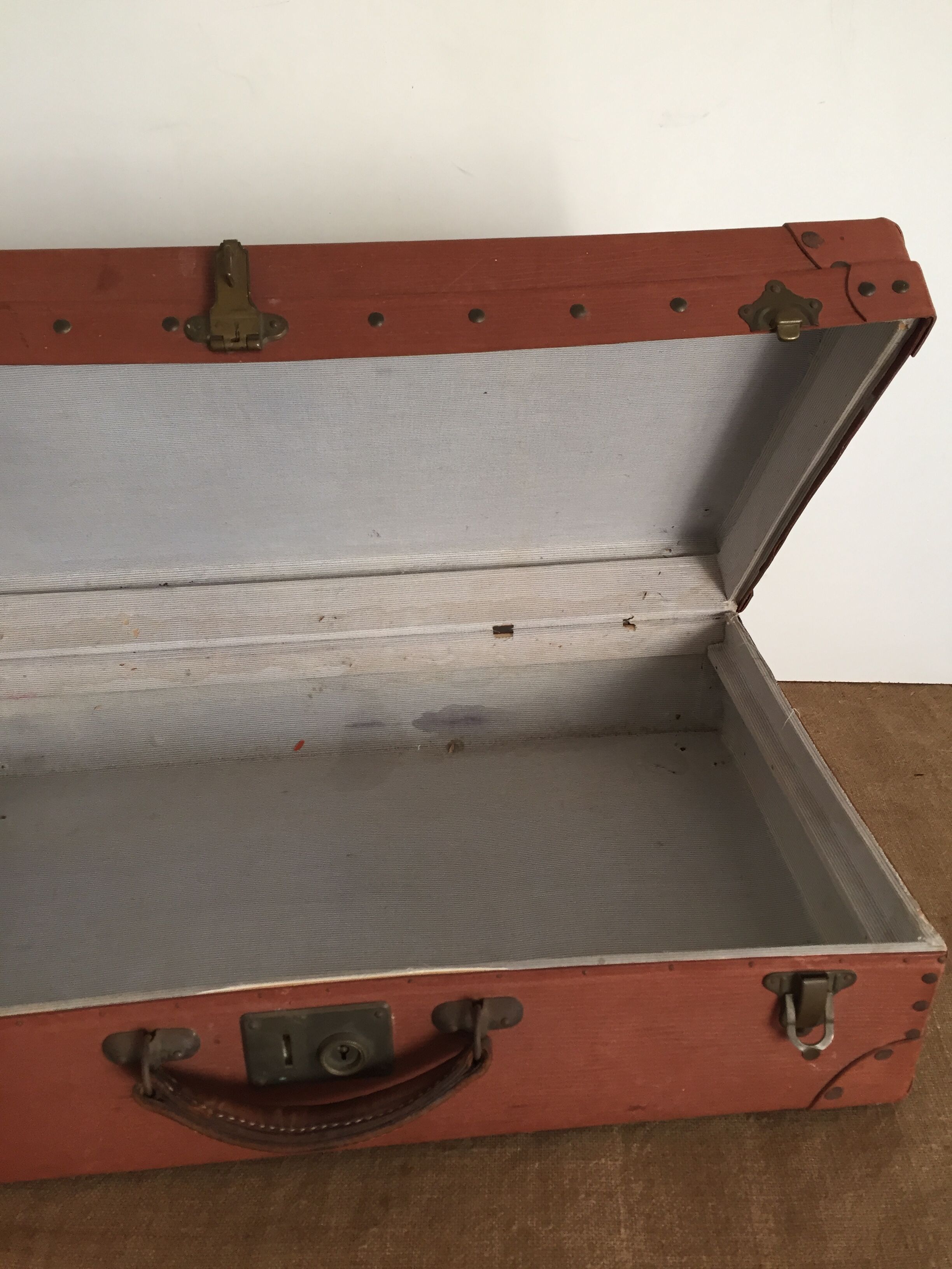 Large old suitcase, vintage
