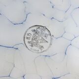 Pot washbasin wall mounted sheet metal enamelled