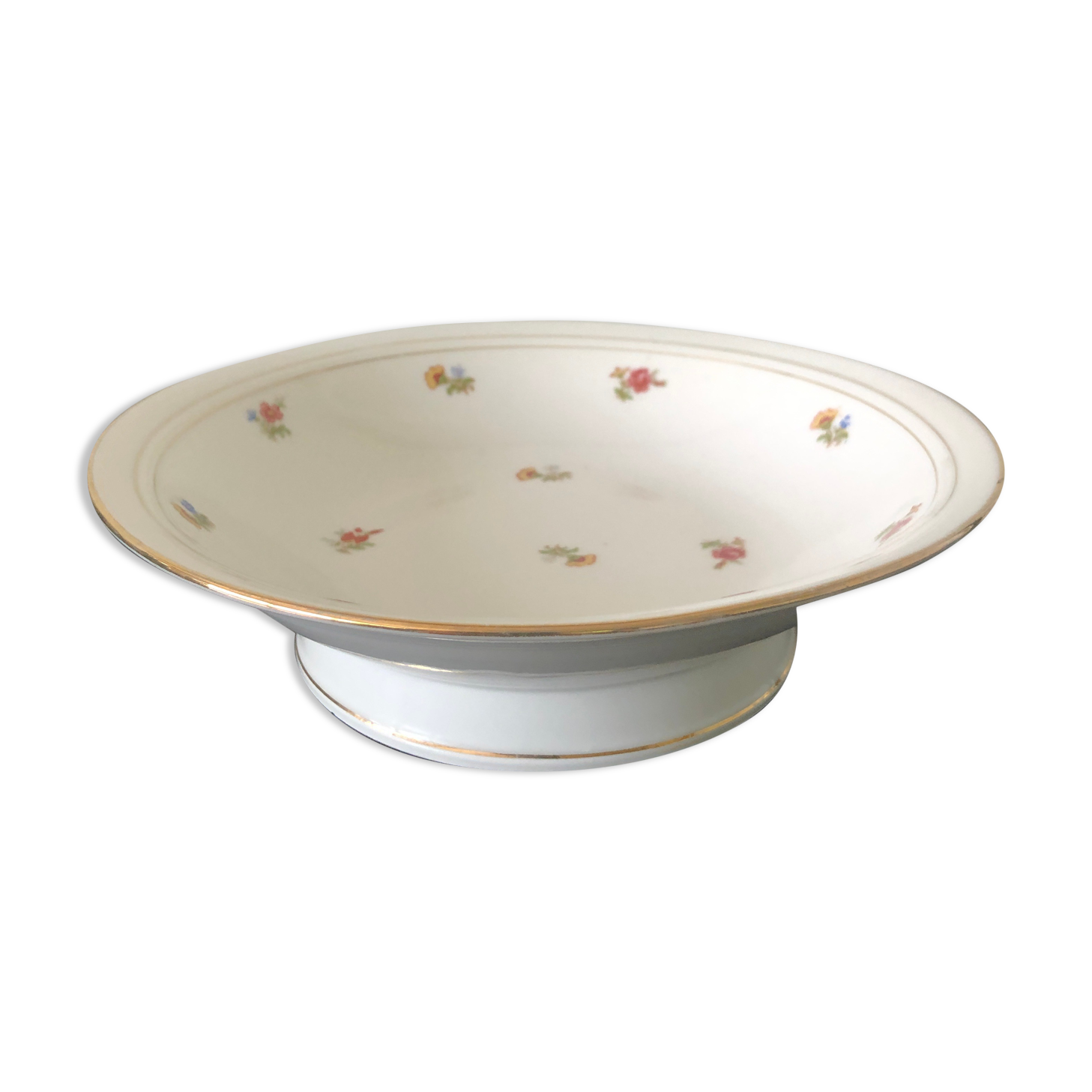 Composition in gilded earthenware