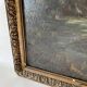 Oil and wood frame, ca 1900