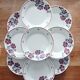 Set of 12 earthenware plates Salins, Nelly red