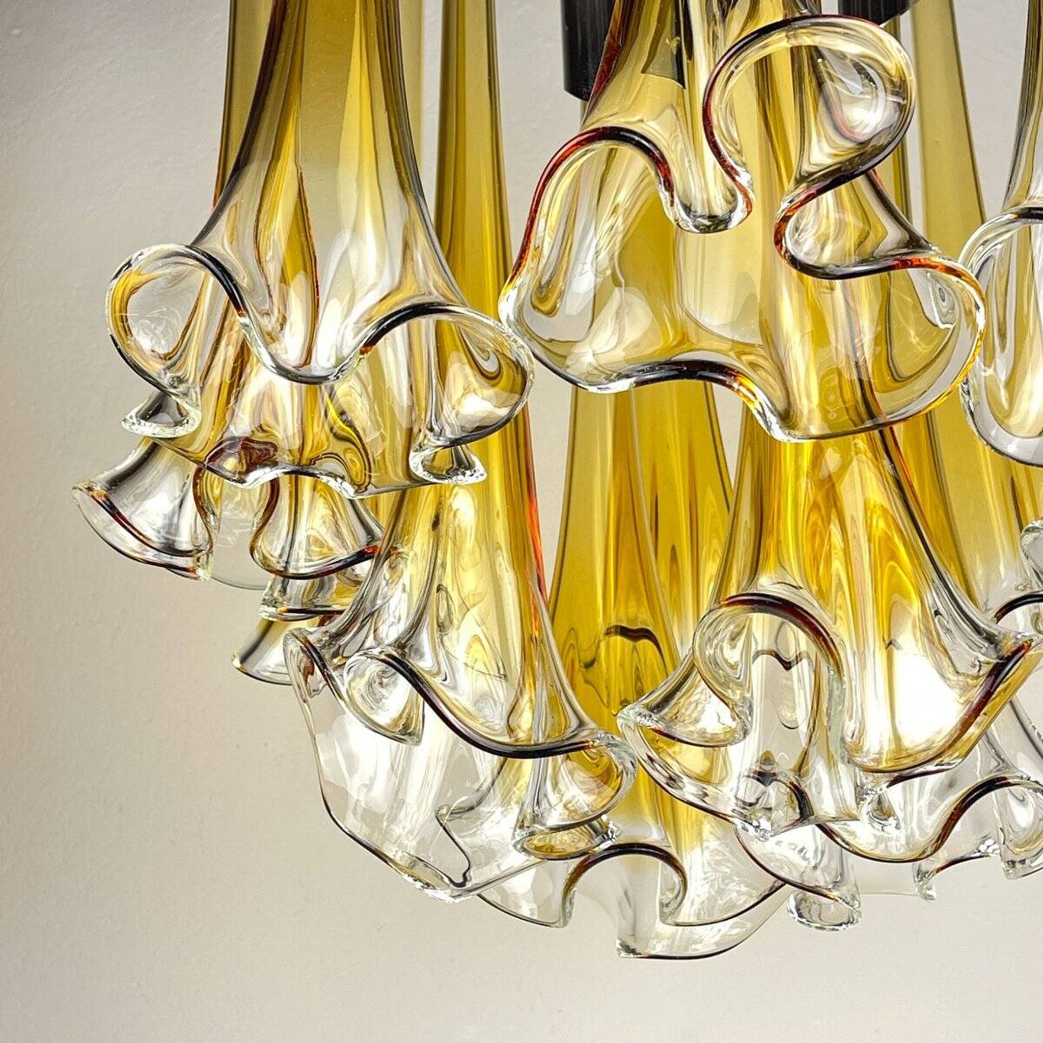 Vintage Italian Murano chandelier by Venini, 1960s