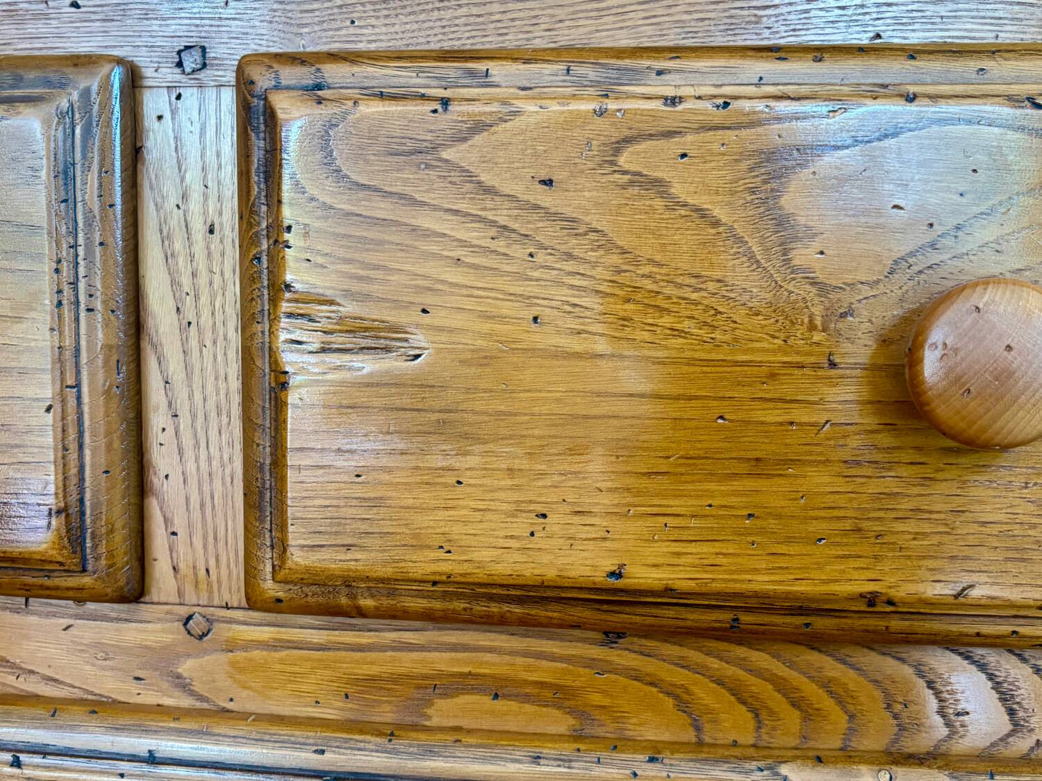 Commode vintage à pine massif