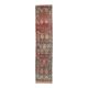 Vintage Turkish Oushak Handmade Wool Cotton Pink Runner Rug 78x376
