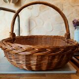 Wicker picking basket