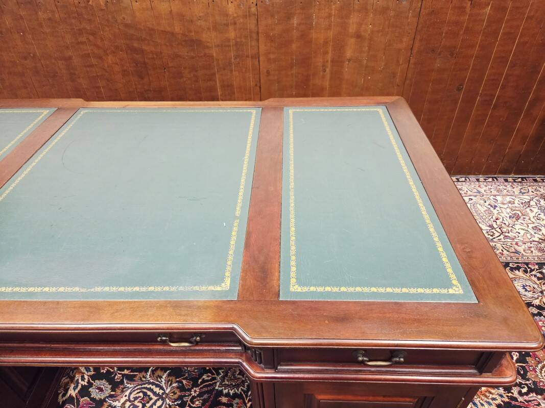 English Antique Desk Partnerdesk