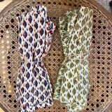 POP UP BORDEAUX - Serviettes de table block print