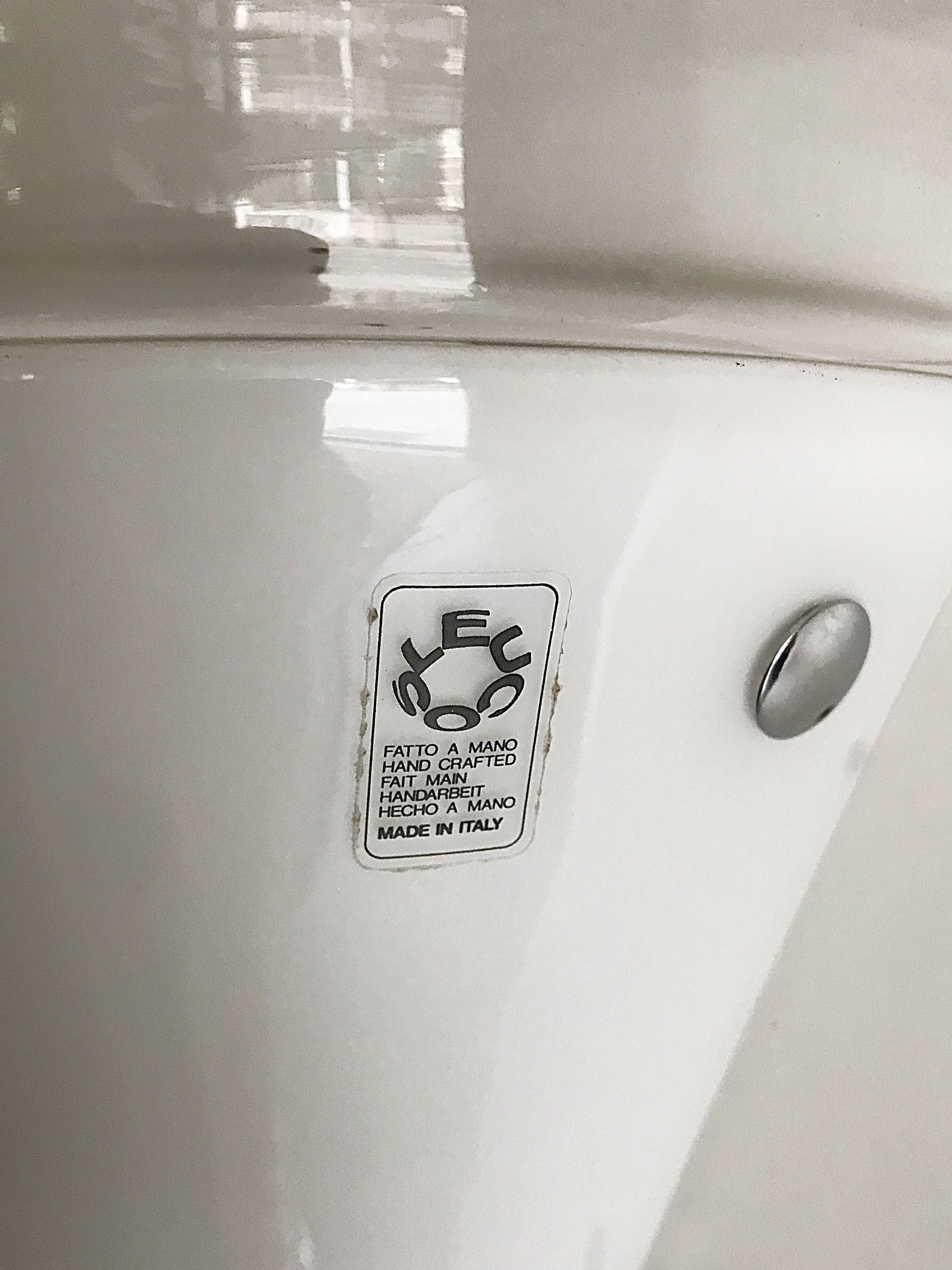 Italian sconces wall lamps  by Leucos with Murano glass, 1970s