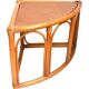 Rattan corner cabinet