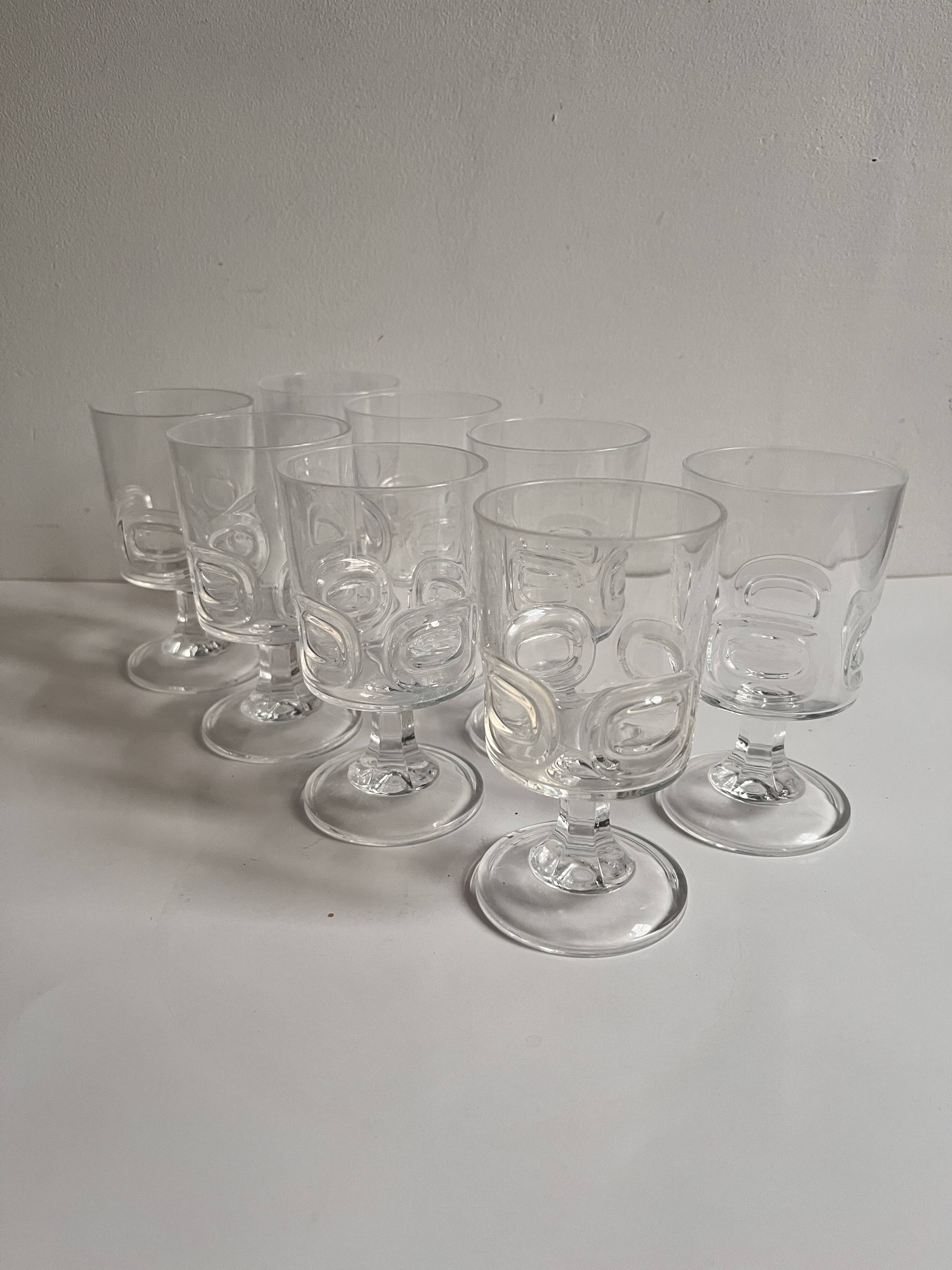 Vintage wine glasses