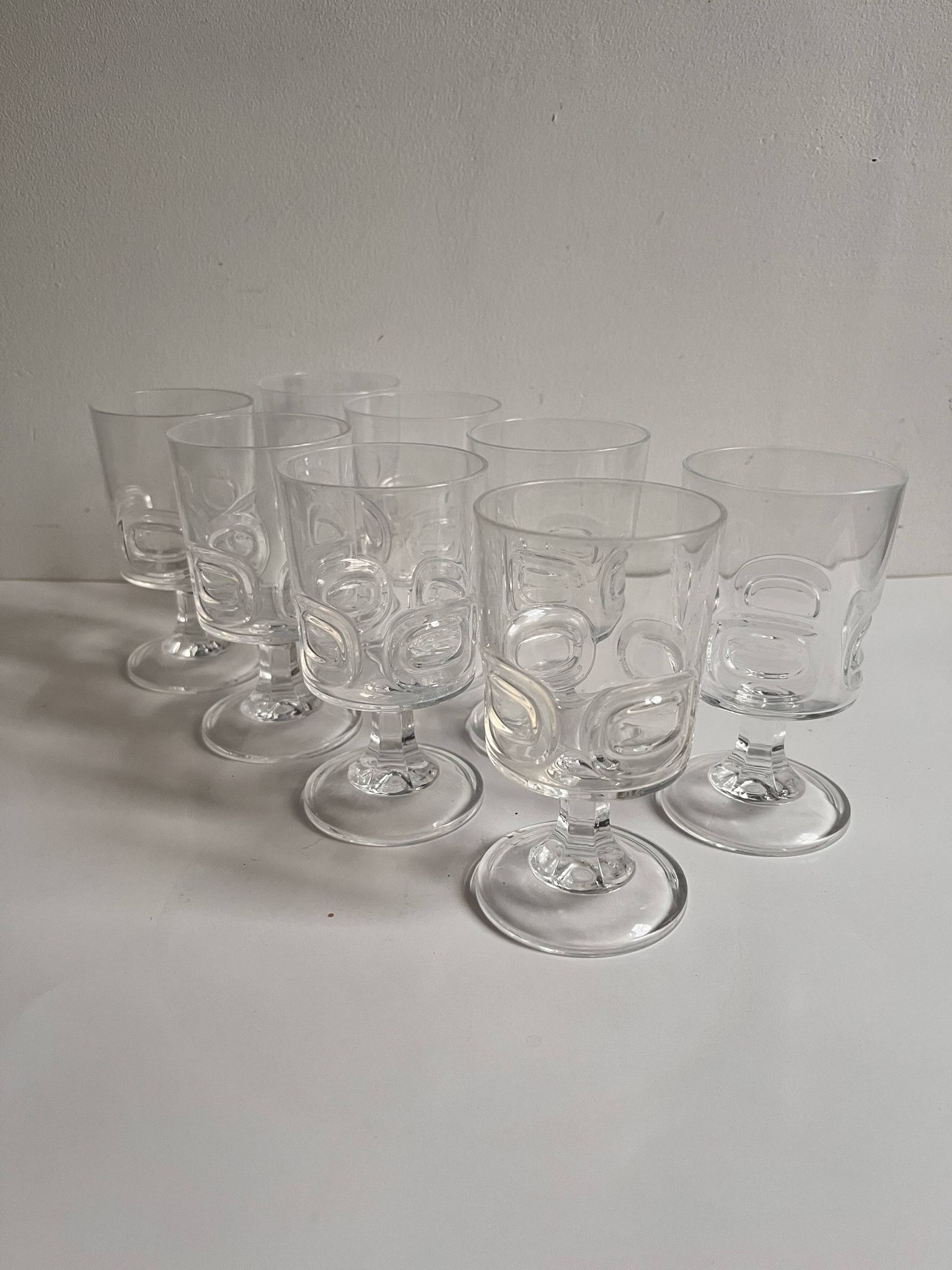 Vintage wine glasses