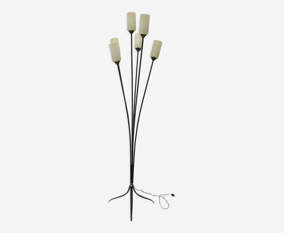 Lampe spritz vintage, avec 6 points lumineux