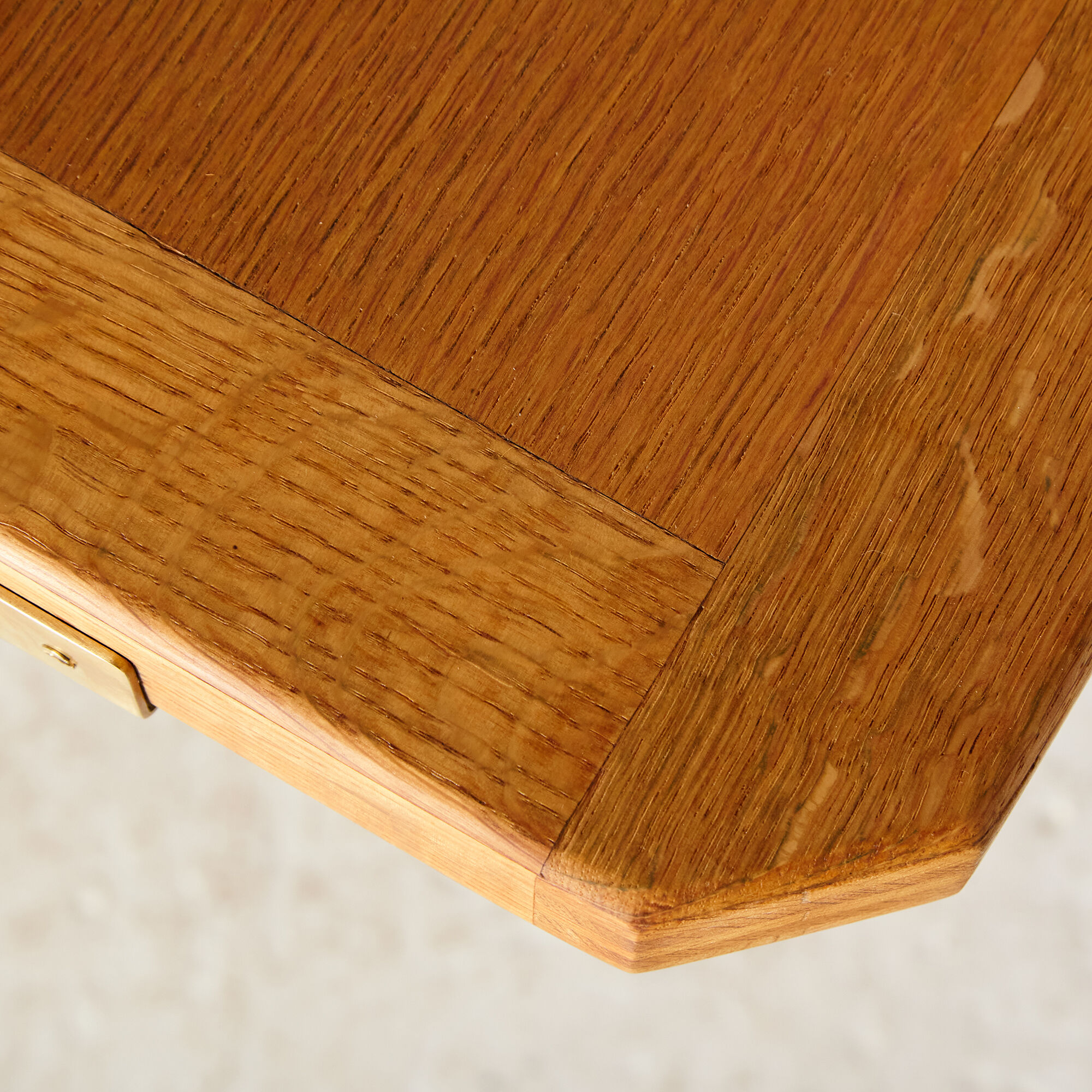 Restored oak dining table