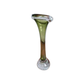 Vase soliflore suédois en verre soufflé