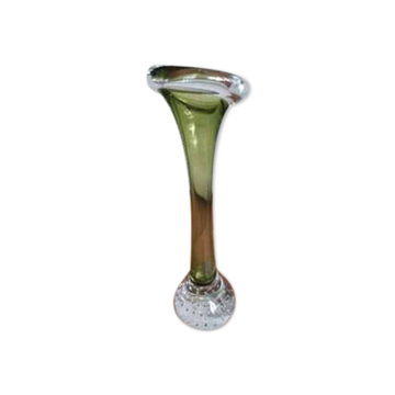 Swedish blown glass soliflore vase