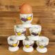 6 Movitex porcelain egg cups