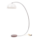 Lampe à arc, années 70, pied palissandre