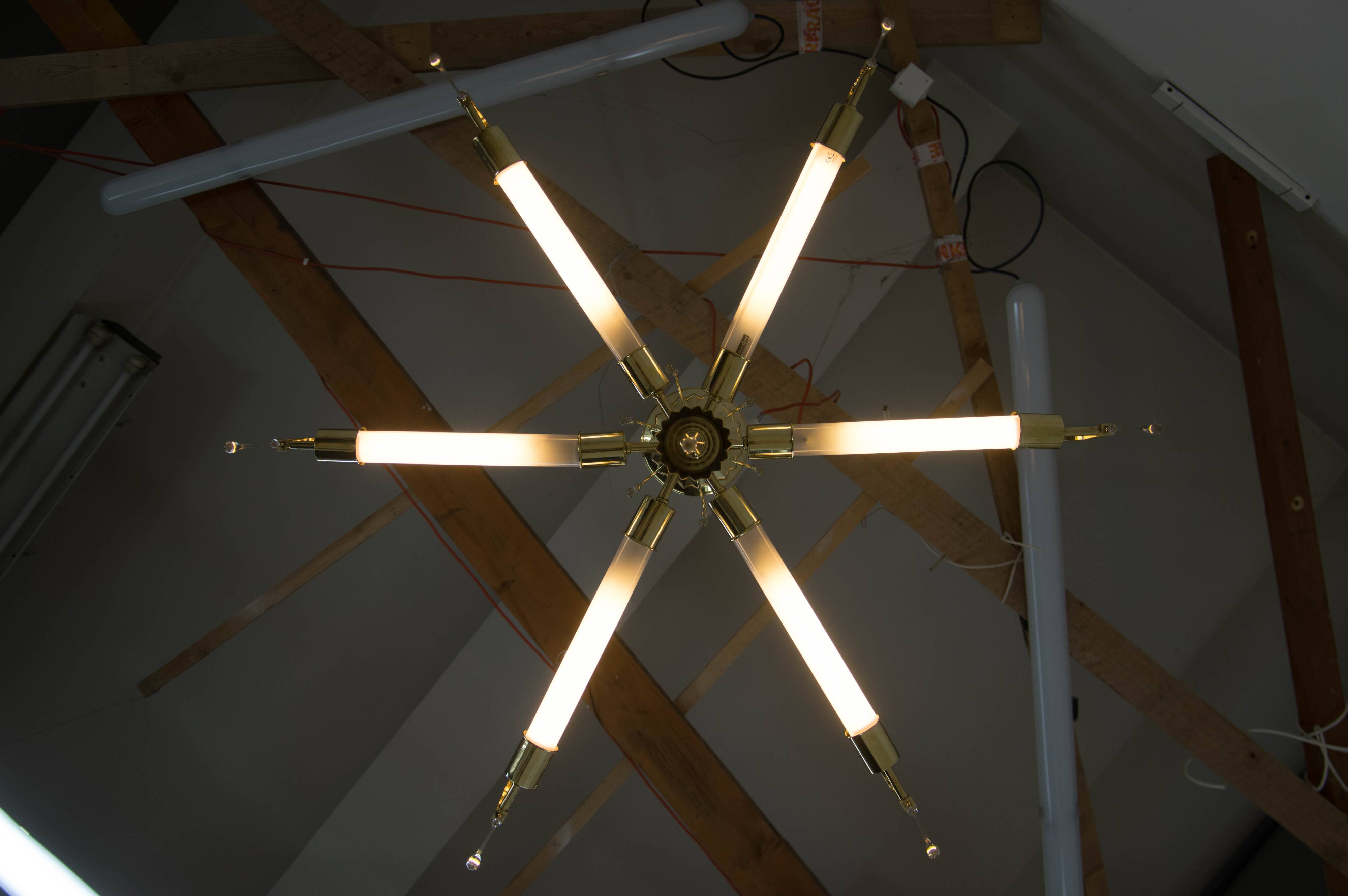 Very Rare Art Nouveau/Art Deco Chandelier, Austria, 1920s