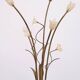 Hollywood Regency Gold flower shaped floor lamp 1980s