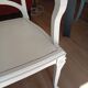 Art Nouveau wooden bench, colonial style, period, renovated.
